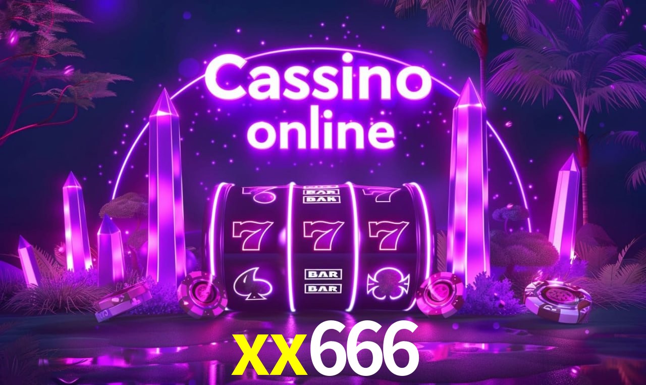 Imagem promocional da xx666 mostrando a plataforma e suas vantagens